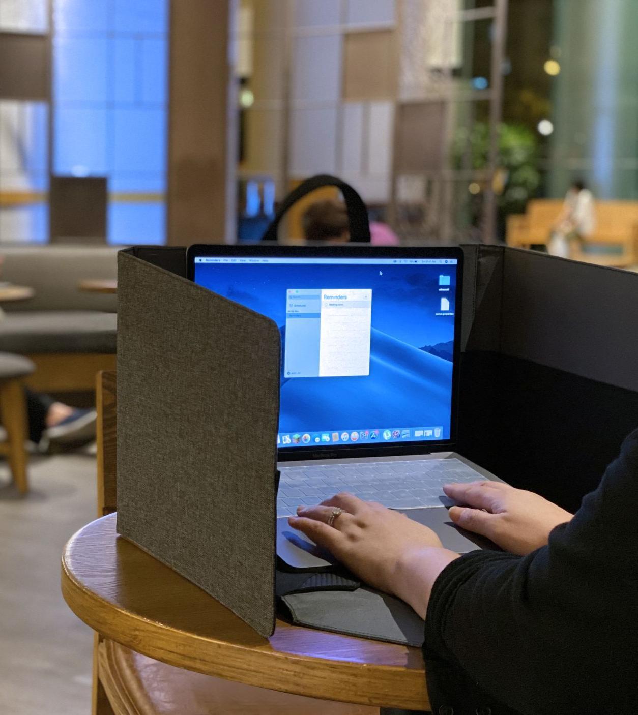 PrivéFocus Desk - Elevate Your Privacy and Productivity - InspiraDesigns