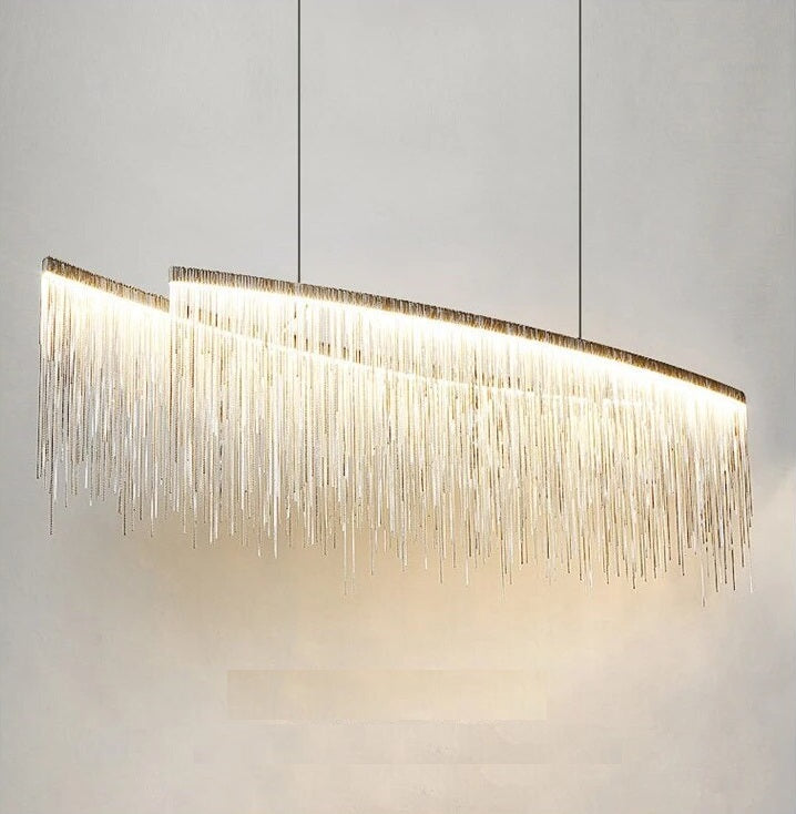 Celestial Droplets - LED Raindrop Chandelier