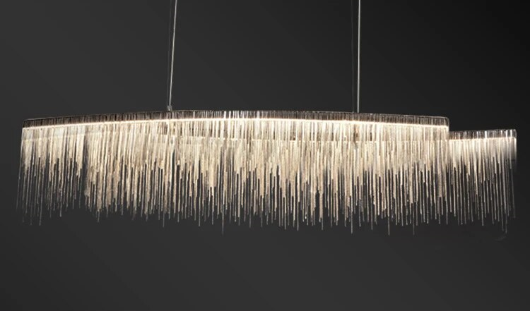 Celestial Droplets - LED Raindrop Chandelier