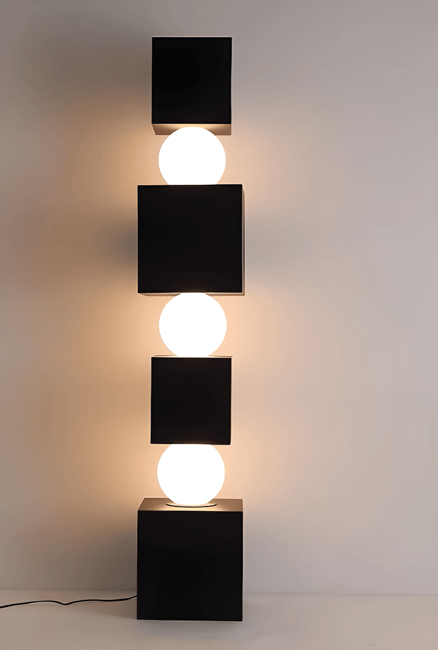 Contemporary Cascade™ - Endless Columns Floor Lamp - InspiraDesigns