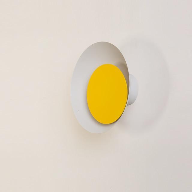 Luna - Contemporary Nordic Macaroon Moon LED Wall Lamp - InspiraDesigns