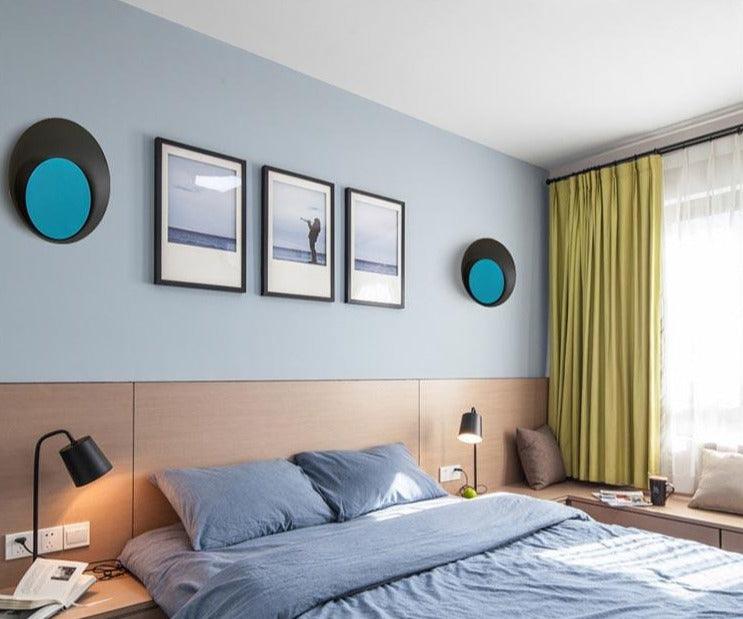 Luna - Contemporary Nordic Macaroon Moon LED Wall Lamp - InspiraDesigns
