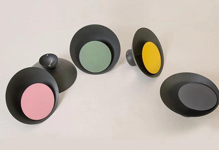 Luna - Contemporary Nordic Macaroon Moon LED Wall Lamp - InspiraDesigns