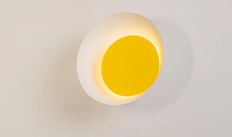 Luna - Contemporary Nordic Macaroon Moon LED Wall Lamp - InspiraDesigns