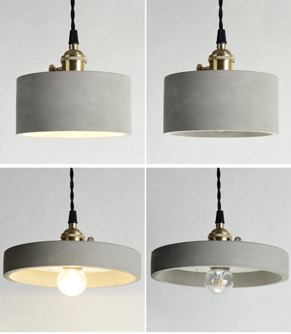 Orion - Industrial Cement Pendant Light - InspiraDesigns