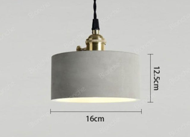 Orion - Industrial Cement Pendant Light - InspiraDesigns