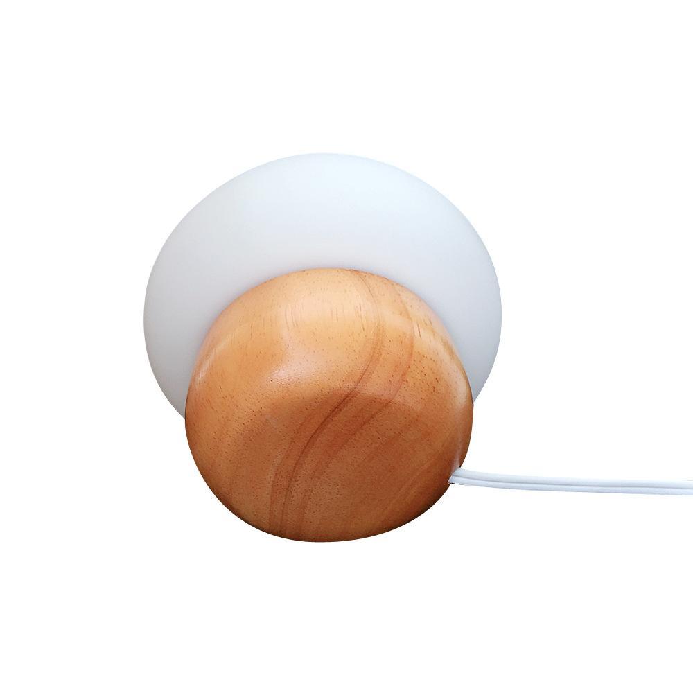 Grove - Wooden Base Mushroom Lamp - InspiraDesigns