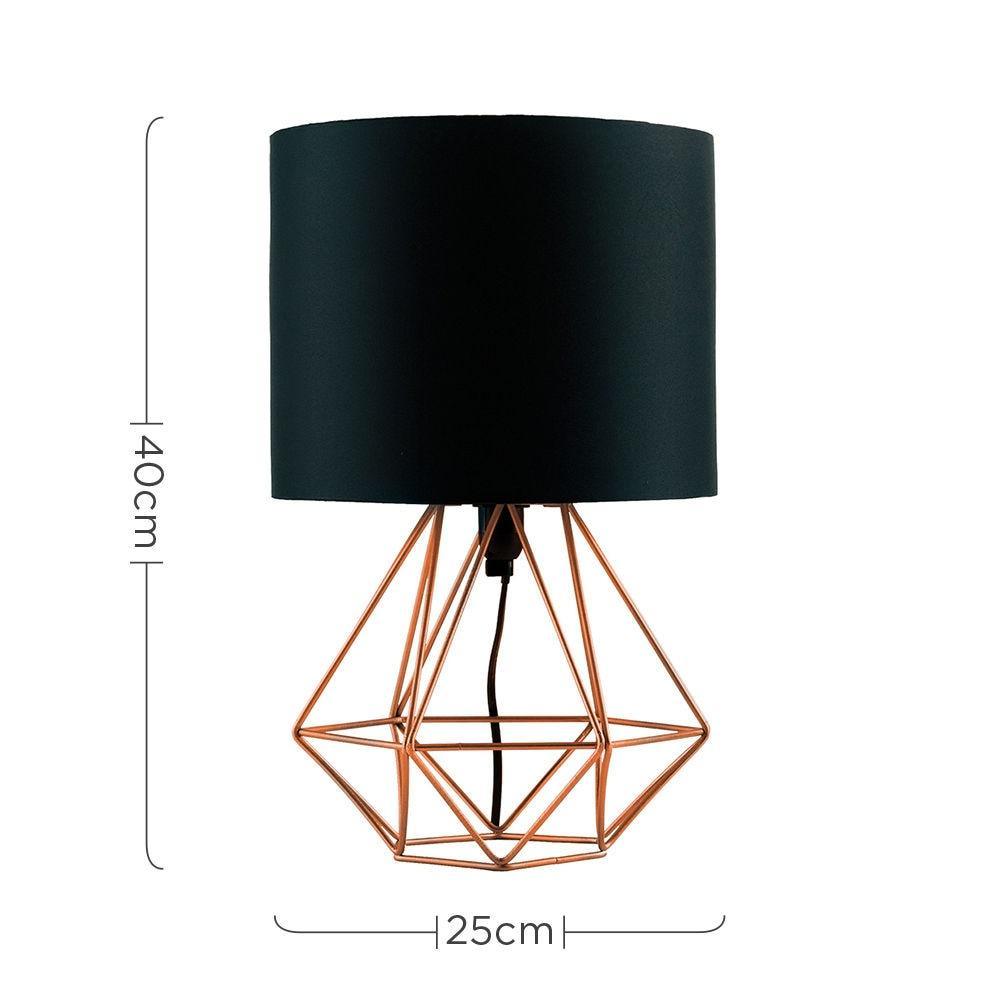 Ava - Contemporary Geometric Frame Lamp - InspiraDesigns 