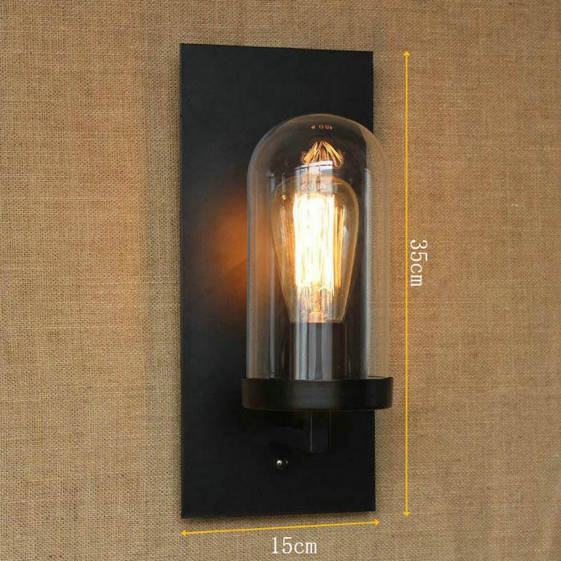 Elara - Vintage Industrial Wall Sconce - InspiraDesigns 