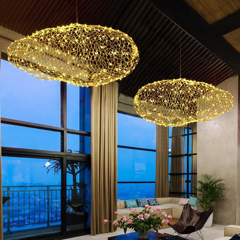 Celeste - Contemporary Starlight Cloud Lamp - InspiraDesigns 