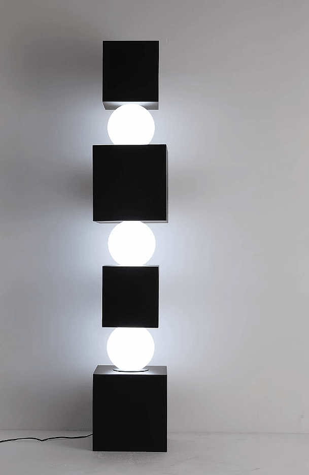 Contemporary Cascade™ - Endless Columns Floor Lamp - InspiraDesigns 