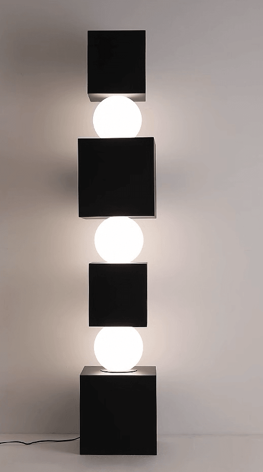 Contemporary Cascade™ - Endless Columns Floor Lamp - InspiraDesigns 