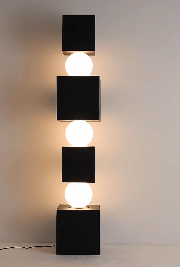 Contemporary Cascade™ - Endless Columns Floor Lamp - InspiraDesigns 