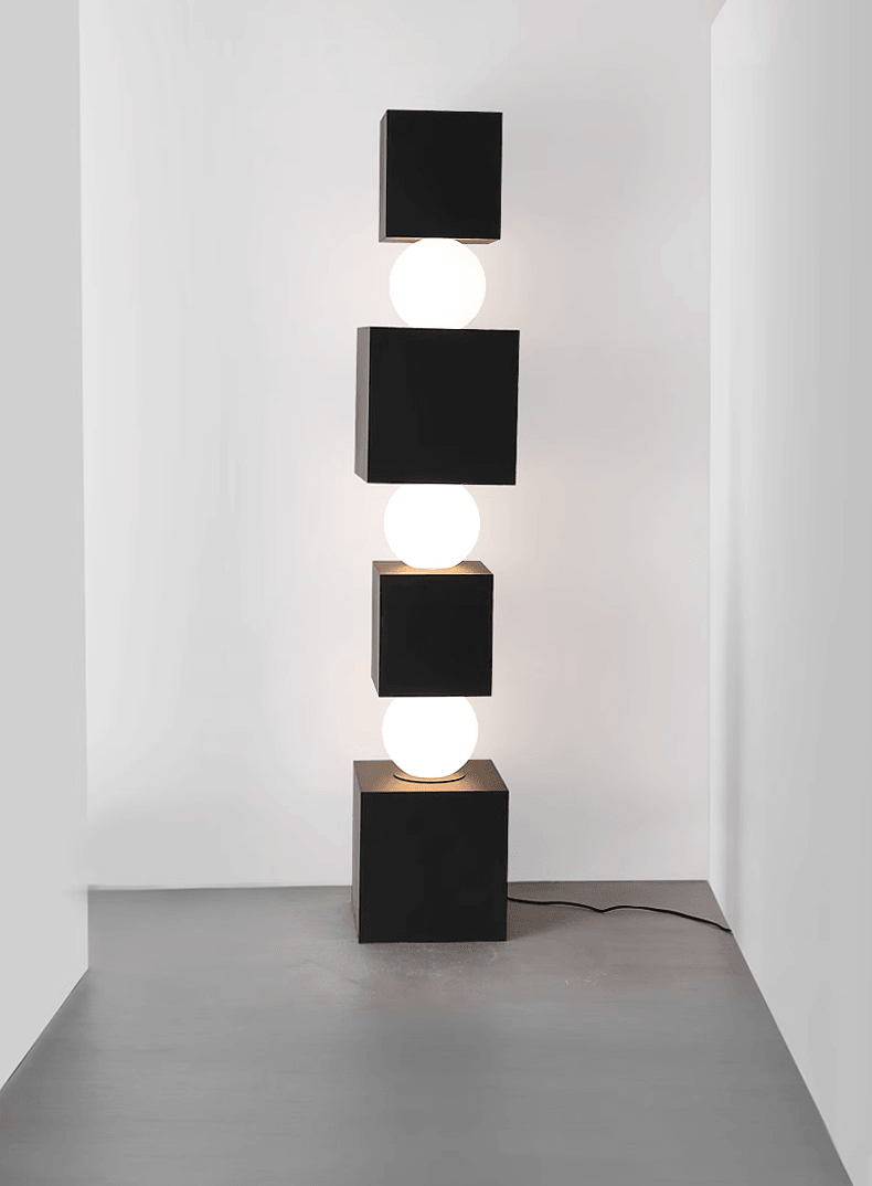 Contemporary Cascade™ - Endless Columns Floor Lamp - InspiraDesigns 