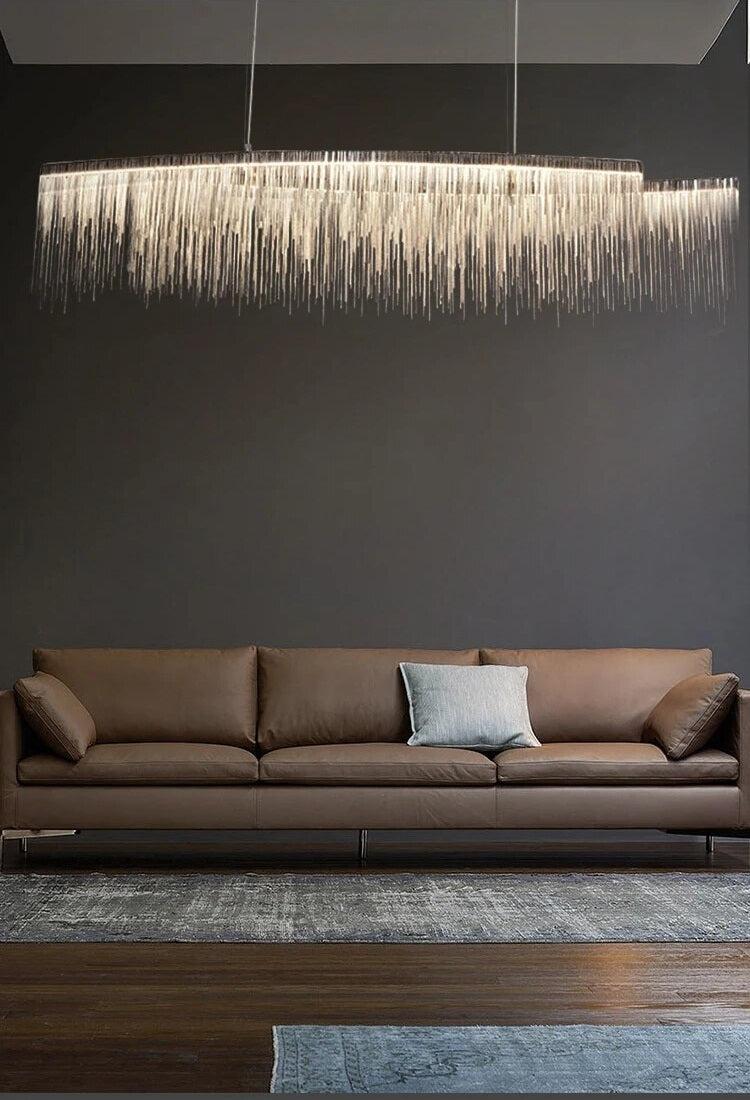 Celestial Droplets - LED Raindrop Chandelier