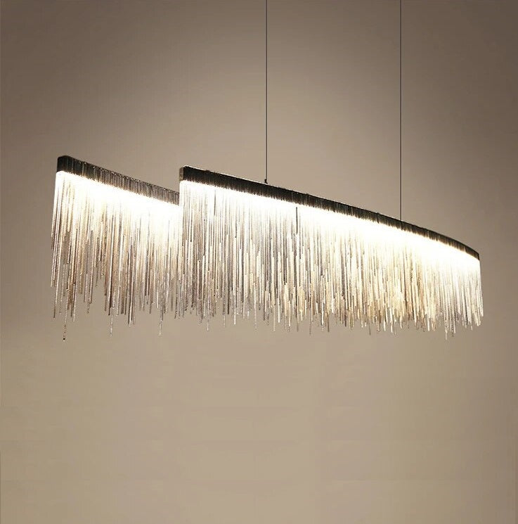 Celestial Droplets - LED Raindrop Chandelier