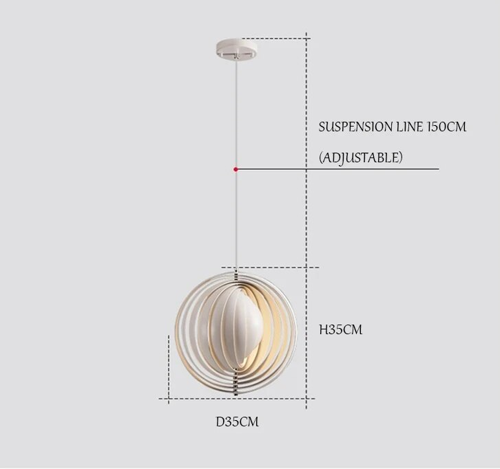 Felix - Contemporary Vintage Pendant Light - InspiraDesigns 