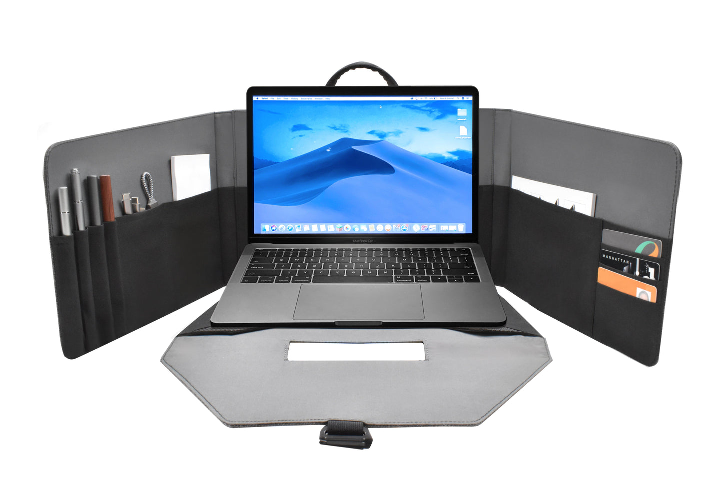 PrivéFocus Desk - Elevate Your Privacy and Productivity - InspiraDesigns 