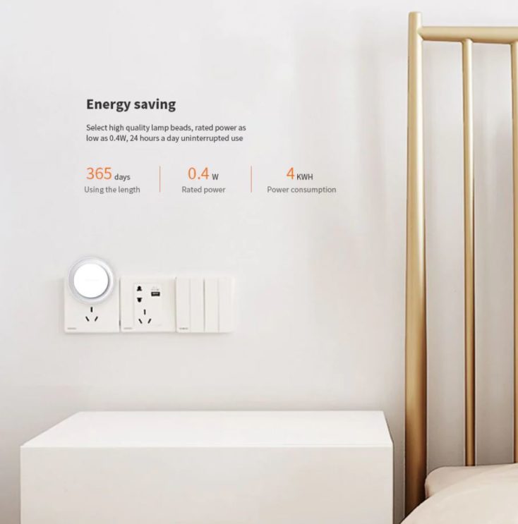 Lyra - Intelligent Wall Plug Night Light - InspiraDesigns 