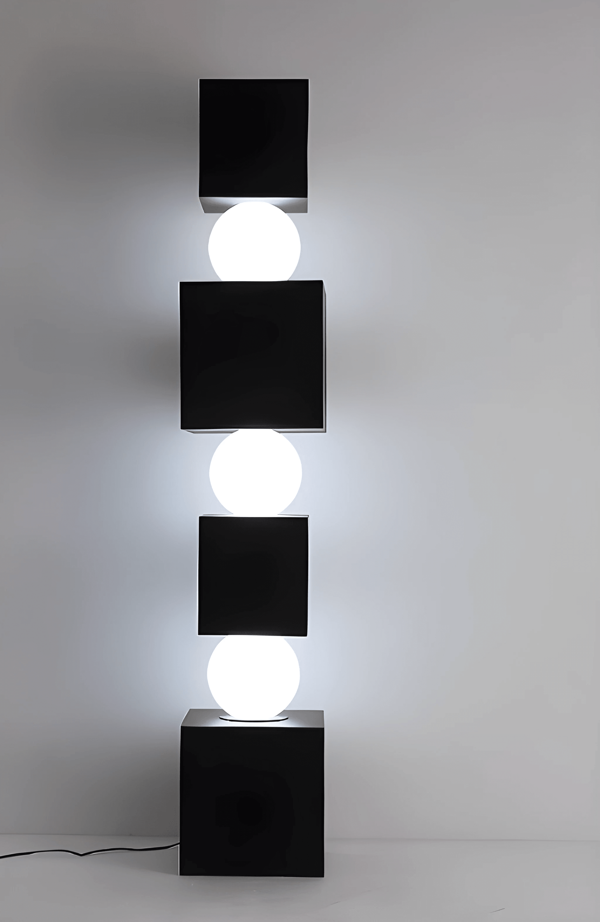 Contemporary Cascade™ - Endless Columns Floor Lamp - InspiraDesigns 
