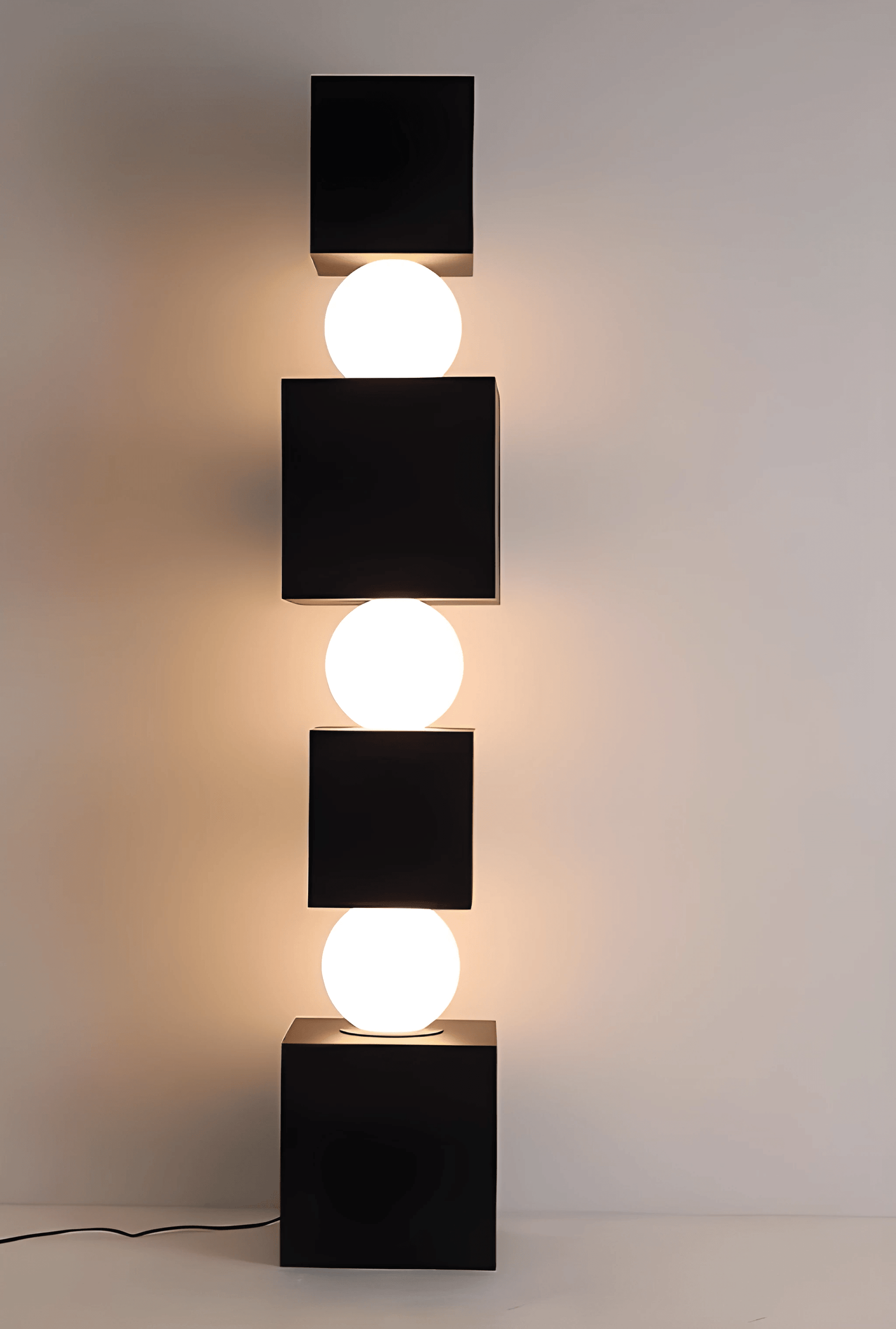 Contemporary Cascade™ - Endless Columns Floor Lamp - InspiraDesigns 
