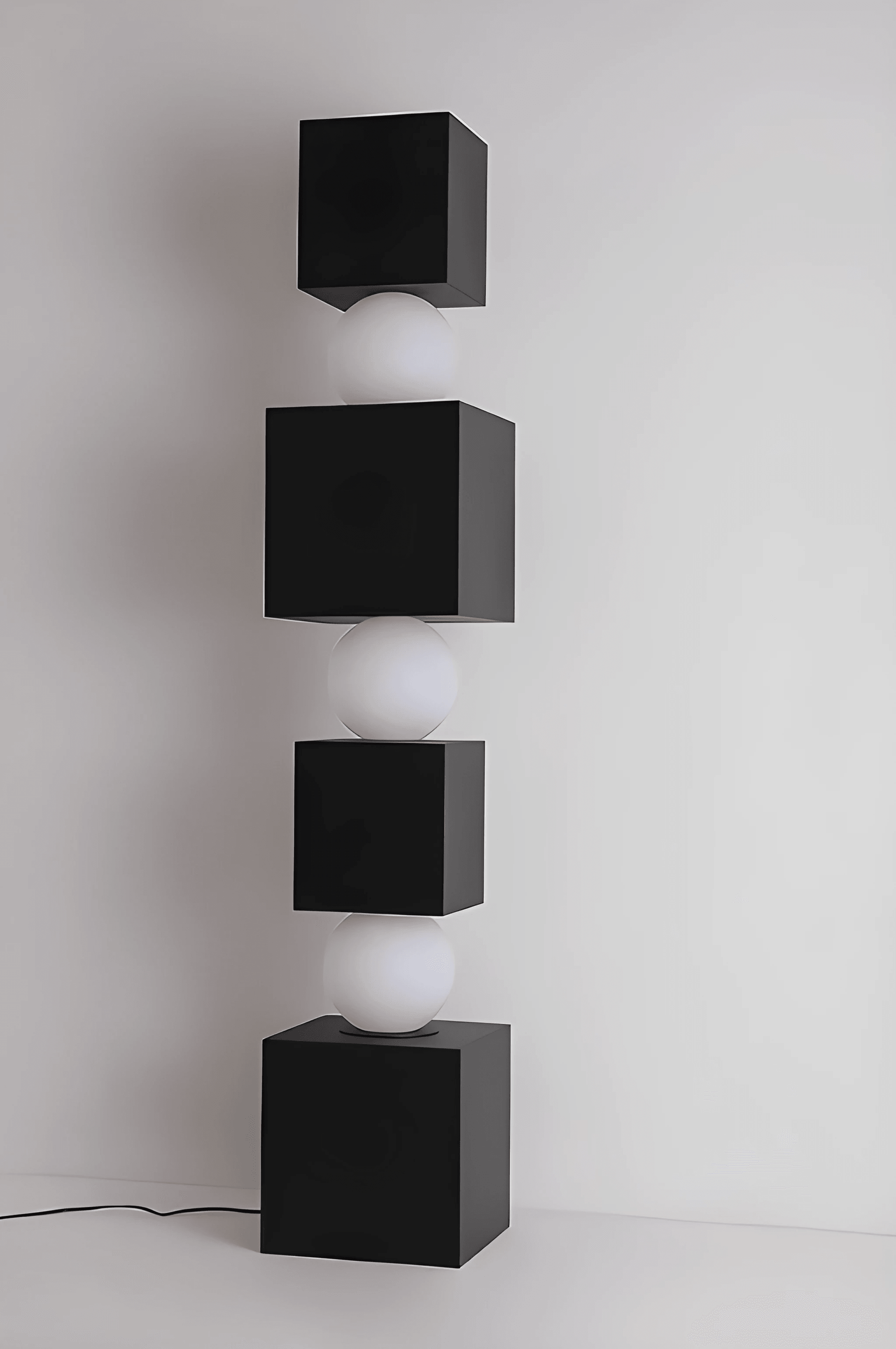 Contemporary Cascade™ - Endless Columns Floor Lamp - InspiraDesigns 