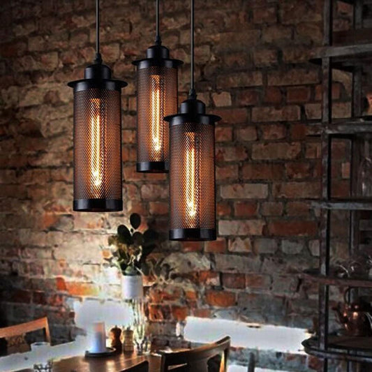 Harper - Vintage Industrial Hanging Pendant Lamp - InspiraDesigns 