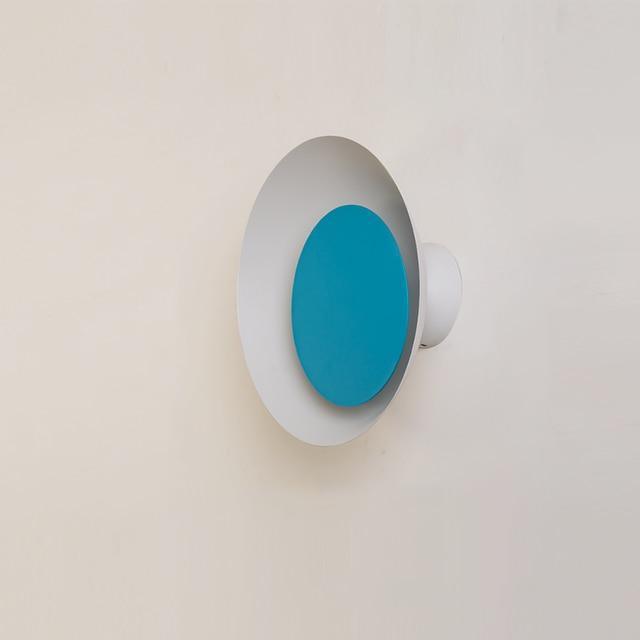 Luna - Contemporary Nordic Macaroon Moon LED Wall Lamp - InspiraDesigns 