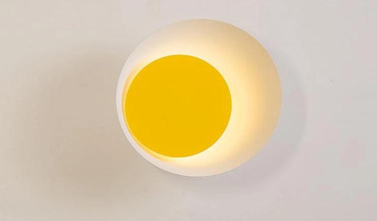 Luna - Contemporary Nordic Macaroon Moon LED Wall Lamp - InspiraDesigns 