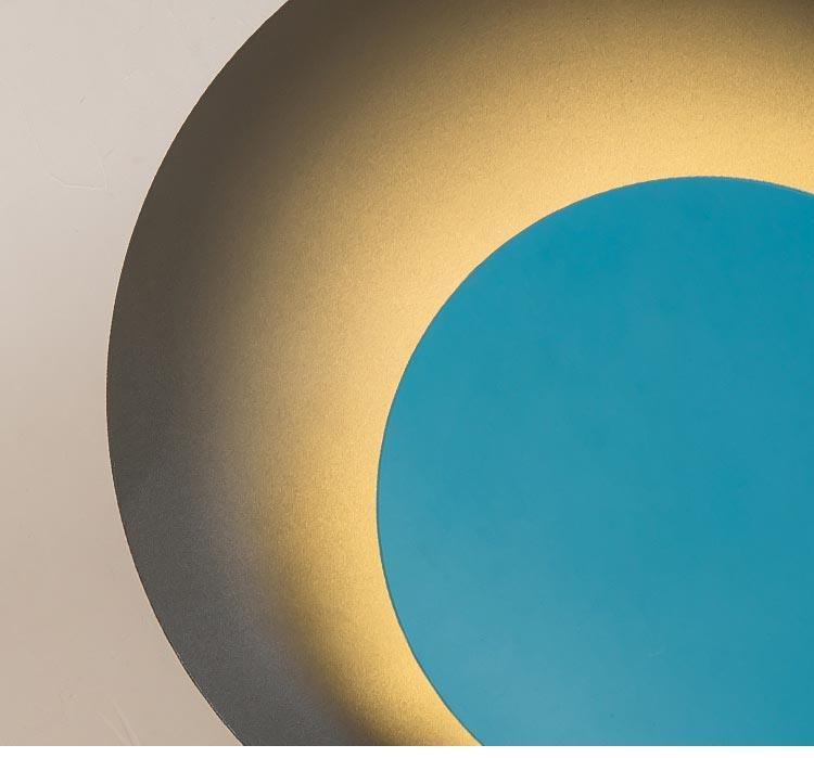 Luna - Contemporary Nordic Macaroon Moon LED Wall Lamp - InspiraDesigns 