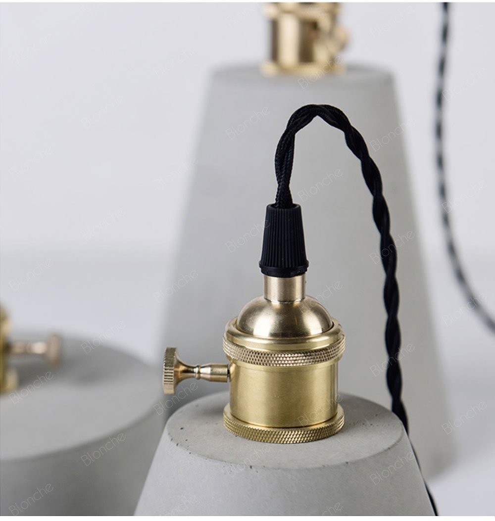 Orion - Industrial Cement Pendant Light - InspiraDesigns 