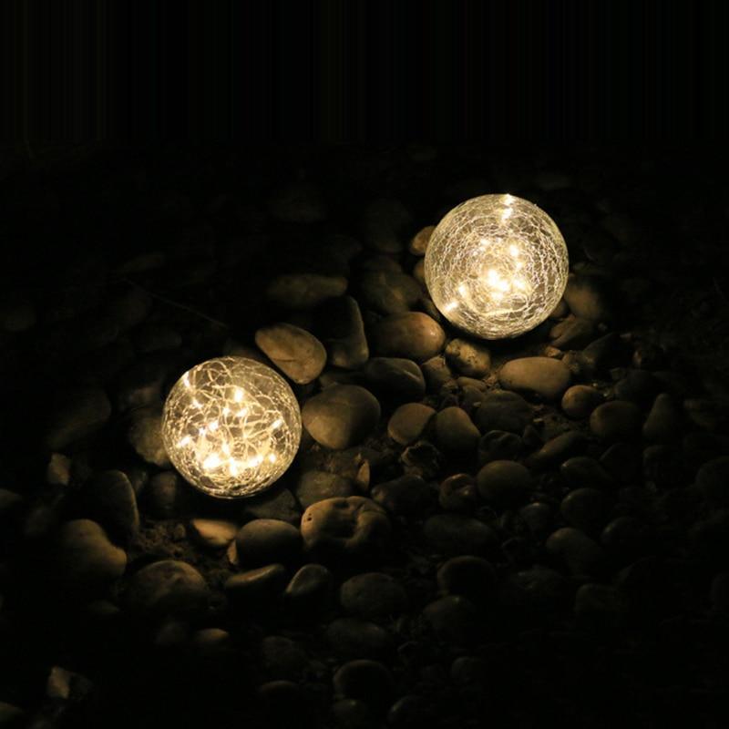Twilight Sparkle - Cracked Glass Ball Solar Garden Light - InspiraDesigns 