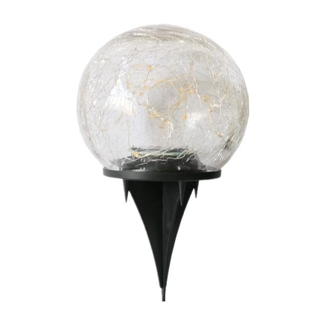 Twilight Sparkle - Cracked Glass Ball Solar Garden Light - InspiraDesigns 