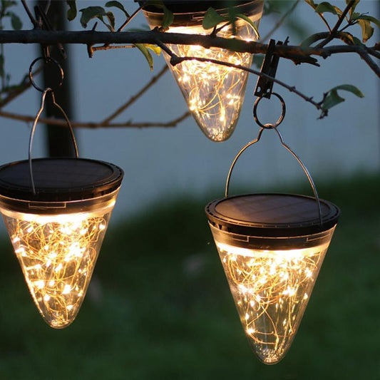 SolarGlow - Hanging Solar-Powered Lights - InspiraDesigns 