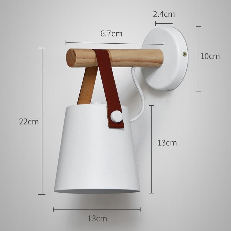Scandinavian Inspired Wooden Pendant Wall Light - InspiraDesigns 