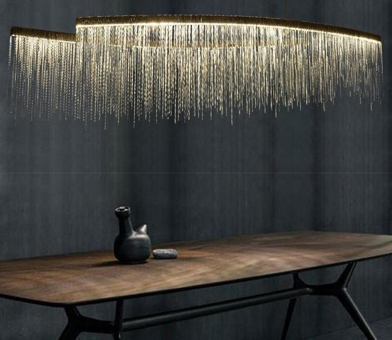 Celestial Droplets - LED Raindrop Chandelier - InspiraDesigns 