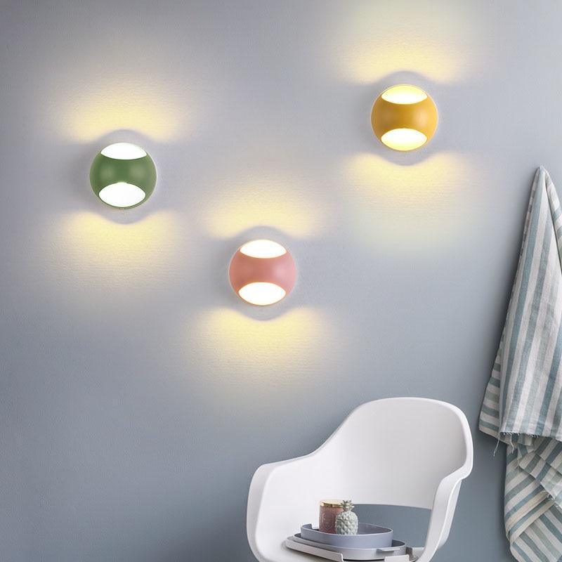 Nordic Glow - Modern Circular Bounce Lamp - InspiraDesigns 