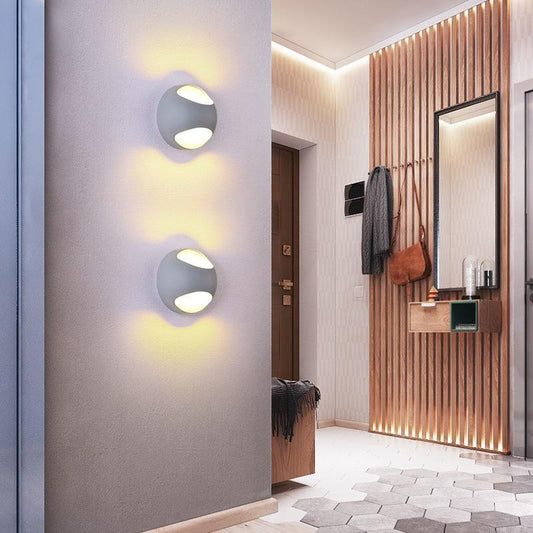 Nordic Glow - Modern Circular Bounce Lamp - InspiraDesigns 