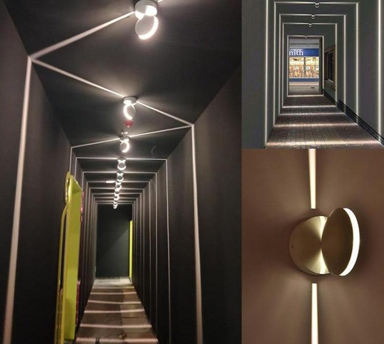Halo - Circular LED Wall Mount Lamp - InspiraDesigns 