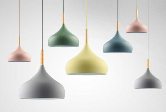 Aura - Matte Finish Macaroon Pendant Lamp - InspiraDesigns 