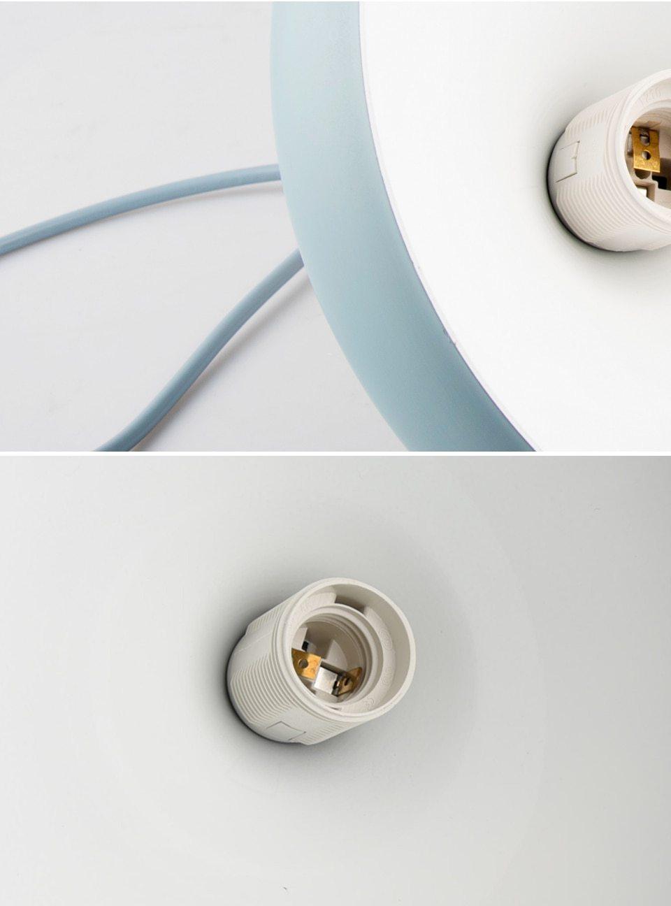 Aura - Matte Finish Macaroon Pendant Lamp - InspiraDesigns 