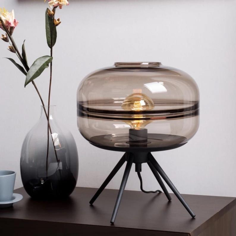 Radiance - Glass Dome Desk Lamp - InspiraDesigns 