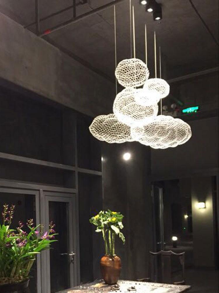 Celeste - Contemporary Starlight Cloud Lamp - InspiraDesigns 