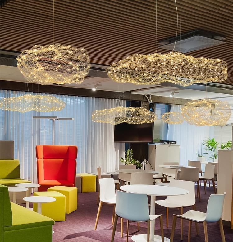 Celeste - Contemporary Starlight Cloud Lamp - InspiraDesigns 