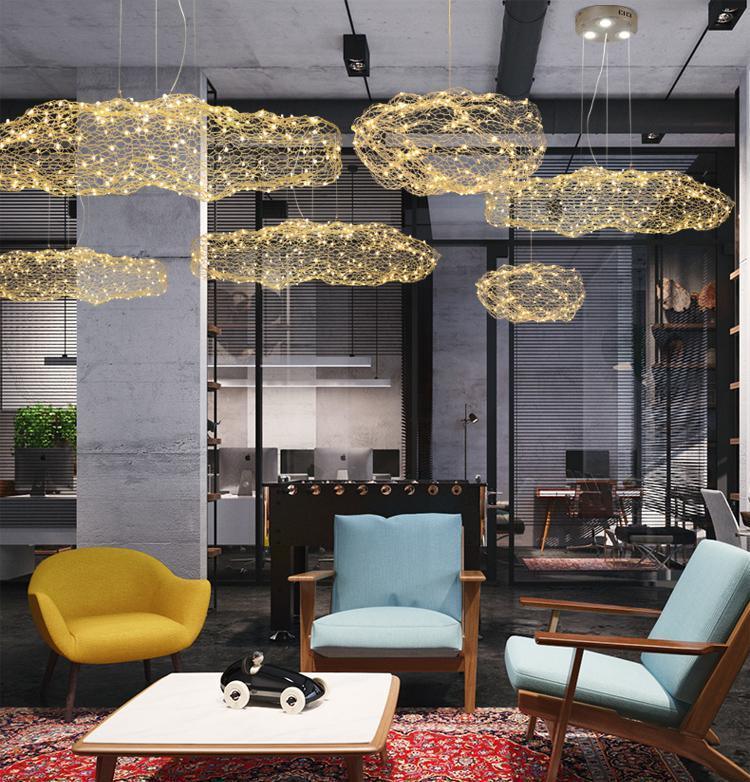 Celeste - Contemporary Starlight Cloud Lamp - InspiraDesigns 