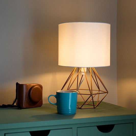 Ava - Contemporary Geometric Frame Lamp - InspiraDesigns 