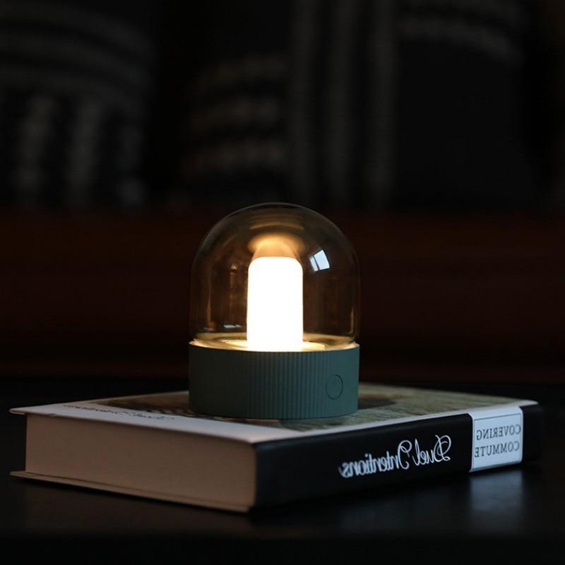 Luna - Glass Dome Night Lamp - InspiraDesigns 