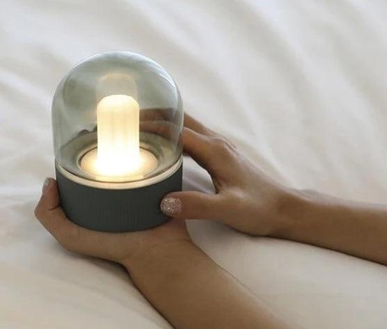 Luna - Glass Dome Night Lamp - InspiraDesigns 
