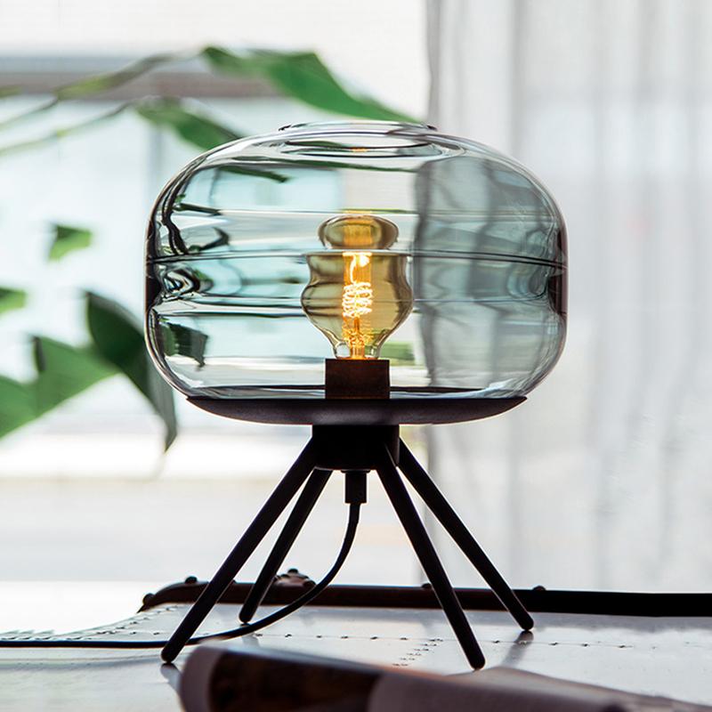 Radiance - Glass Dome Desk Lamp - InspiraDesigns 