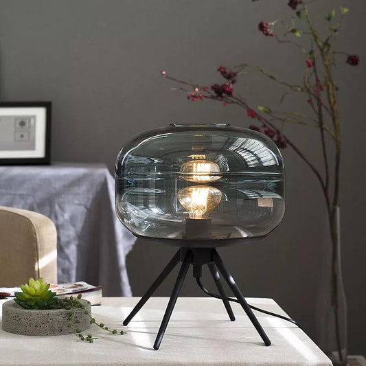 Radiance - Glass Dome Desk Lamp - InspiraDesigns 